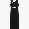 ASYMMETRICAL MIDI DRESS