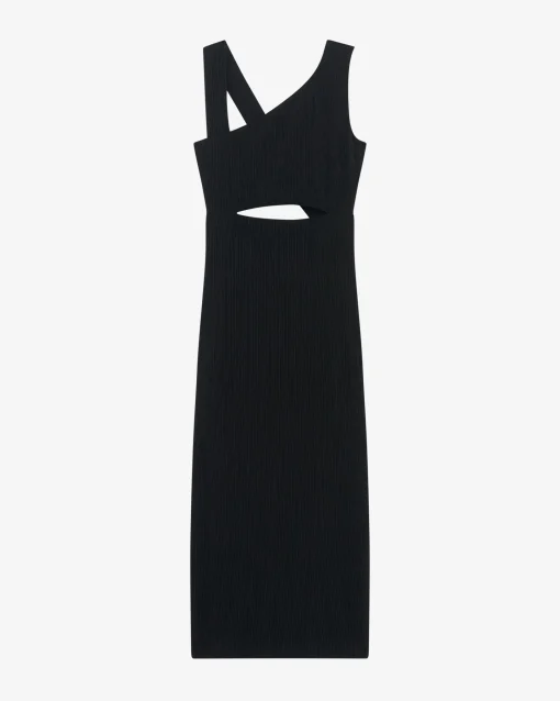 ASYMMETRICAL MIDI DRESS