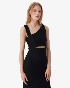 ASYMMETRICAL MIDI DRESS