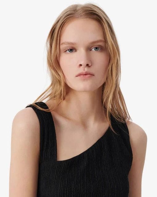 ASYMMETRICAL MIDI DRESS