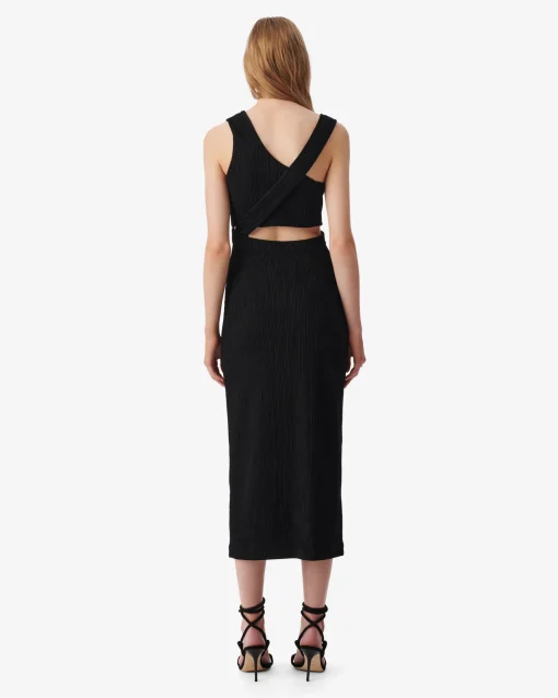 ASYMMETRICAL MIDI DRESS