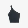 ASYMMETRICAL RIBBED TOP
