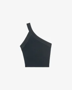 ASYMMETRICAL RIBBED TOP