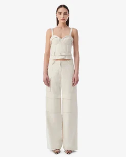 BELTED BUSTIER TOP