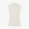 BELTED SHORT JUMPSUIT
