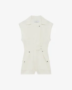 BELTED SHORT JUMPSUIT