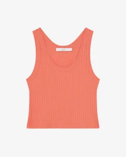 CROPPED RIBBED TANK TOP
