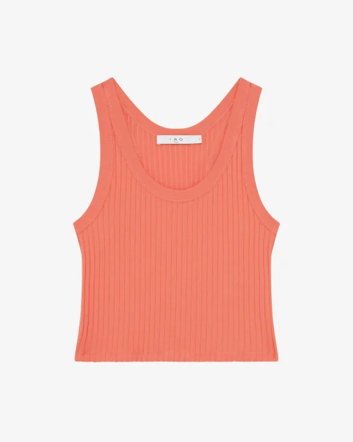 CROPPED RIBBED TANK TOP