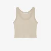 CROPPED RIBBED TANK TOP
