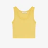 CROPPED RIBBED TANK TOP