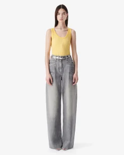 CROPPED RIBBED TANK TOP