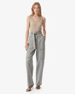 CROPPED RIBBED TANK TOP