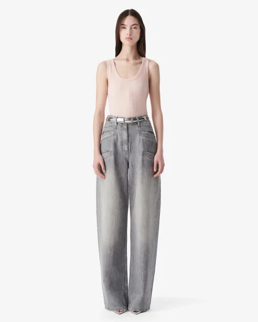 CROPPED RIBBED TANK TOP