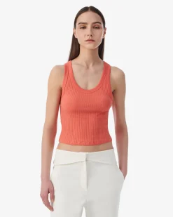 CROPPED RIBBED TANK TOP