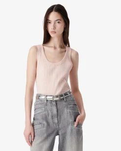 CROPPED RIBBED TANK TOP