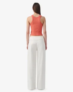 CROPPED RIBBED TANK TOP