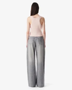 CROPPED RIBBED TANK TOP