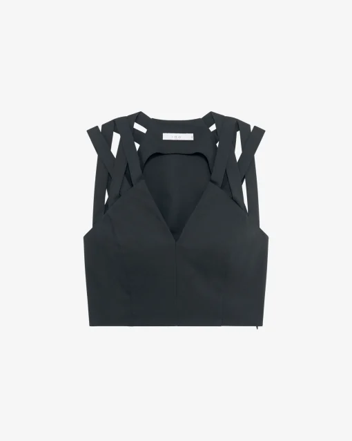 CROSS-STRAP TOP