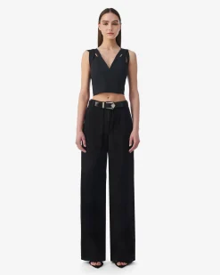 CROSS-STRAP TOP