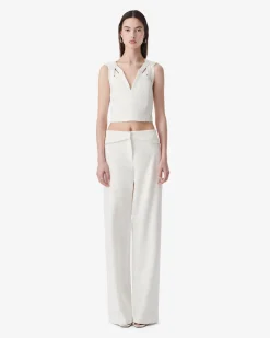 CROSS-STRAP TOP