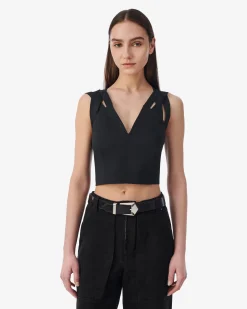 CROSS-STRAP TOP