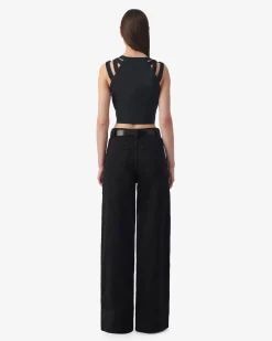CROSS-STRAP TOP