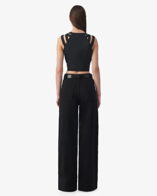 CROSS-STRAP TOP