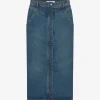 DENIM PENCIL SKIRT