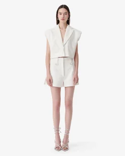 HIGH-WAISTED CUT-OFF SHORTS