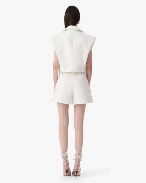 HIGH-WAISTED CUT-OFF SHORTS