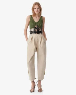 HIGH-WAISTED PANTS