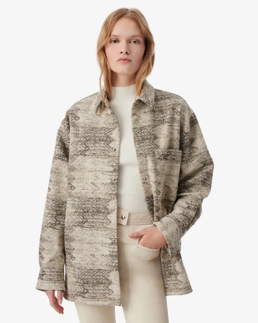 JACQUARD OVERSHIRT