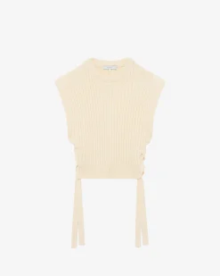 LACE-UP SWEATER