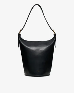 LEATHER BUCKET BAG