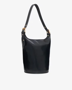 LEATHER BUCKET BAG