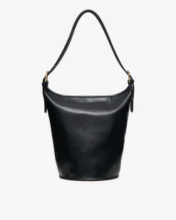 LEATHER BUCKET BAG