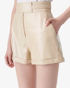 LEATHER SHORTS