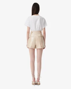 LEATHER SHORTS