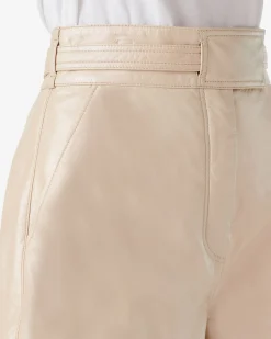 LEATHER SHORTS