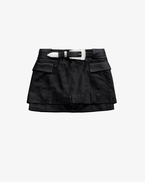 LEATHER SKIRT
