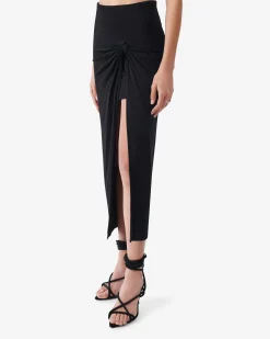 LONG ASYMMETRICAL SKIRT