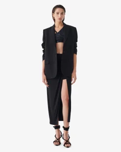 LONG ASYMMETRICAL SKIRT