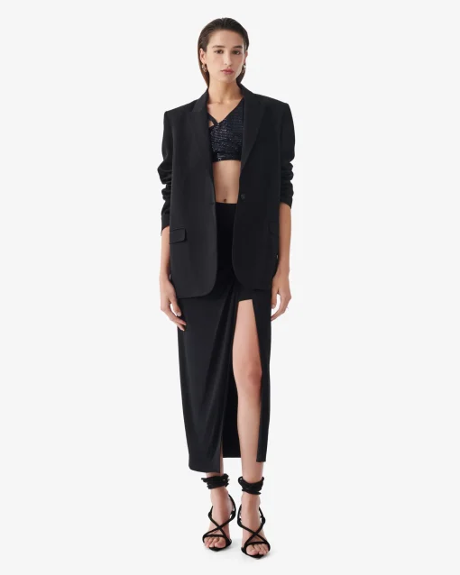 LONG ASYMMETRICAL SKIRT