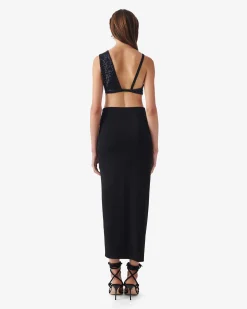 LONG ASYMMETRICAL SKIRT