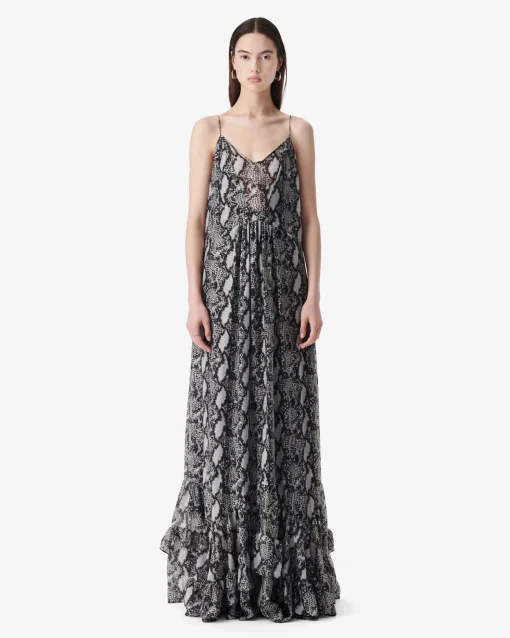 LONG PRINT DRESS