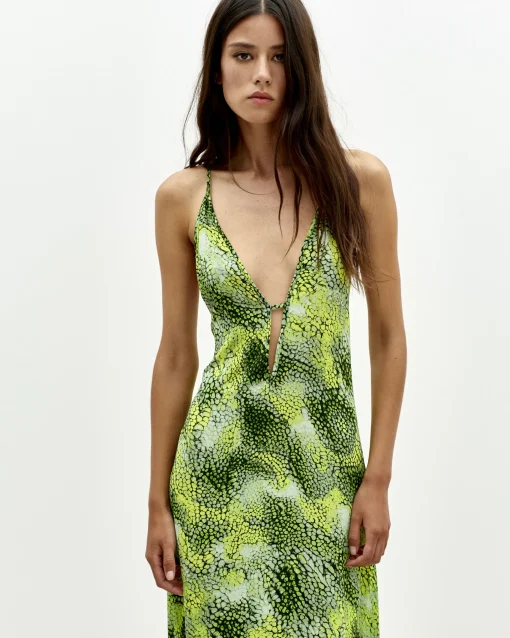 LONG PRINT DRESS
