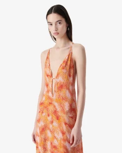 LONG PRINT DRESS
