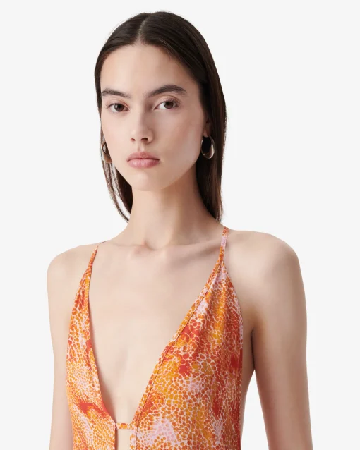 LONG PRINT DRESS