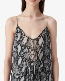 LONG PRINT DRESS