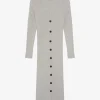 LONG RIBBED DRESS